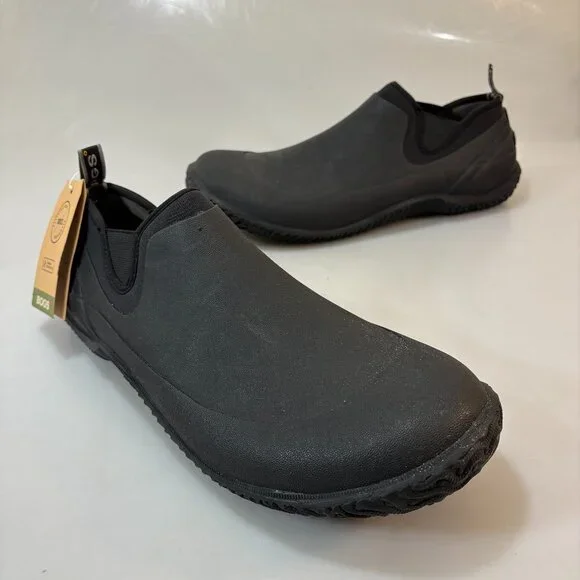 Bogs Urban Walker Men\'s Black Rubber Low Top Garden Rain Waterproof Shoes Sz 16 Bogs | Shoes | Bogs Urban Walker Mens Black Rubber Low Top  main image 2